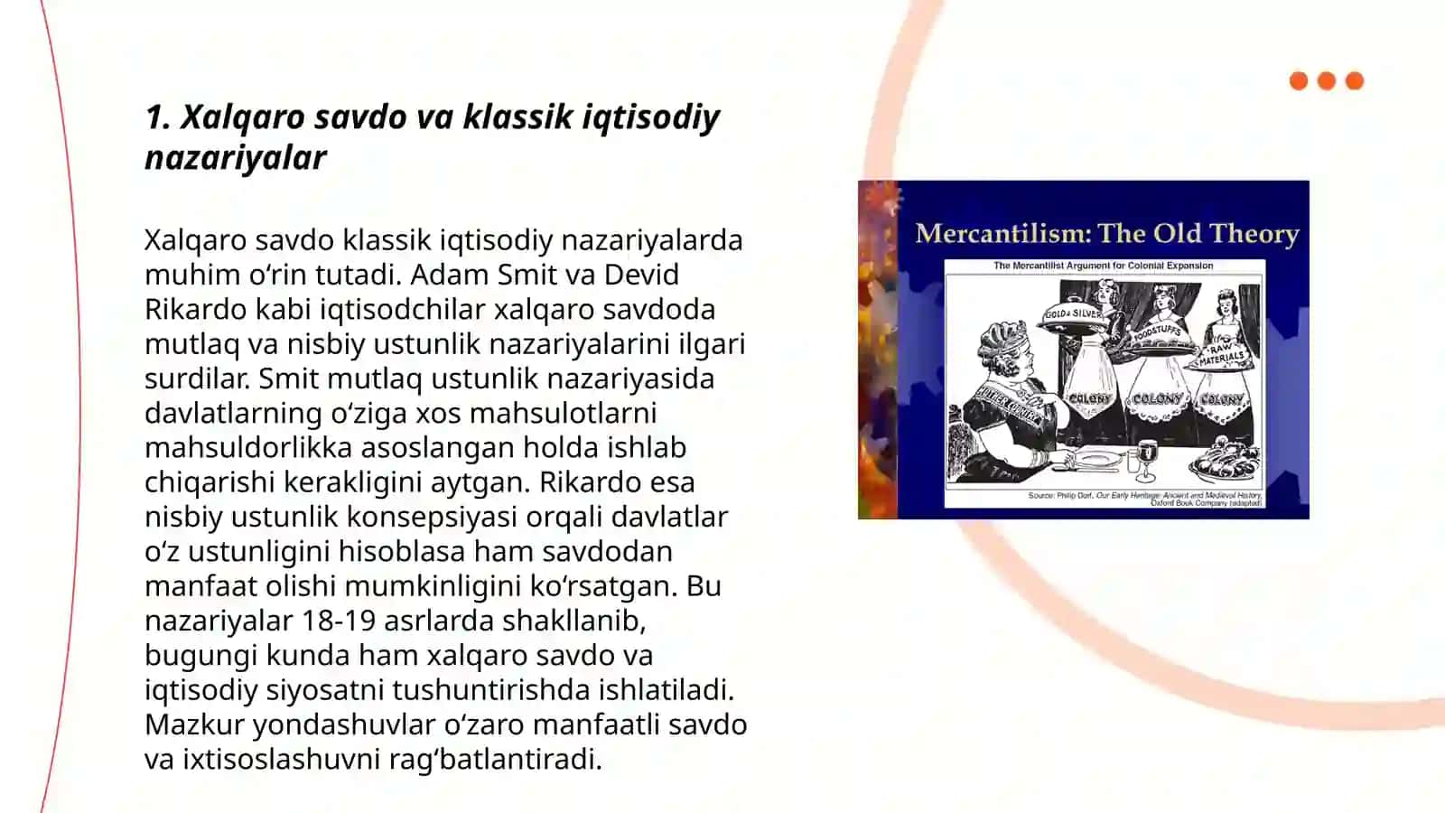 Xalqaro savdo nazariyalari 3
