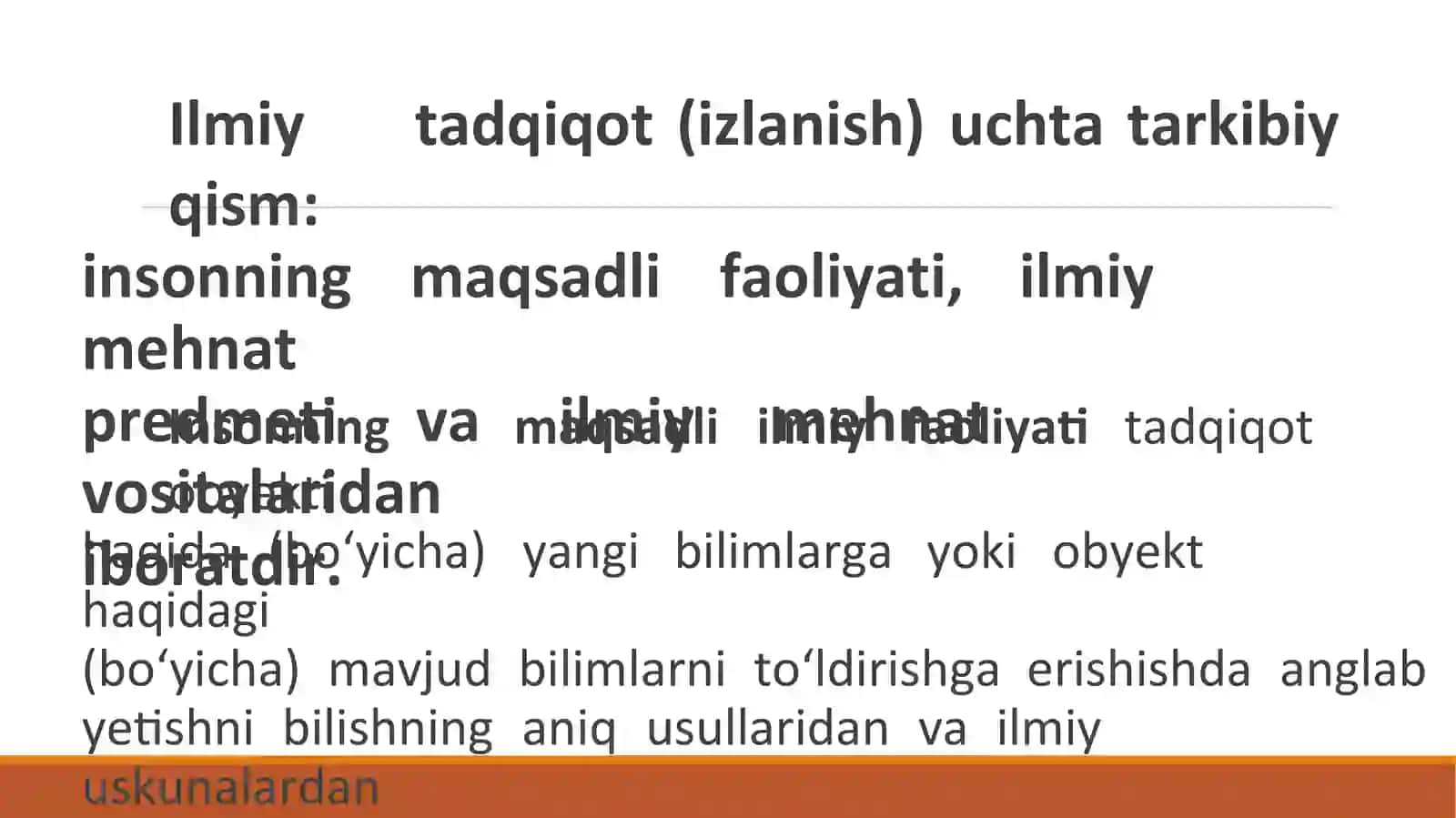 Ilmiy tadqiqot turlari  va uni olib borishning asosiy usullari 3