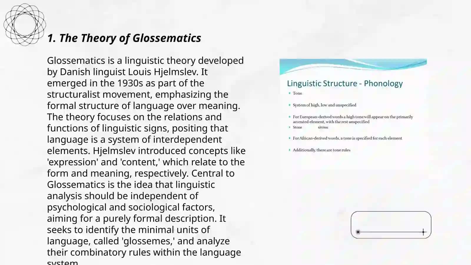 The Theory of Glossematics 3