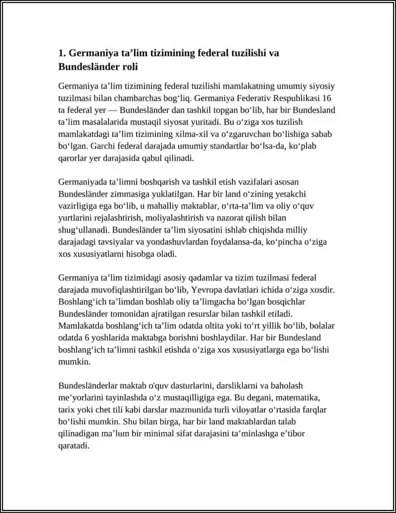 GERMANIYA TAʼLIM TIZIMI 3