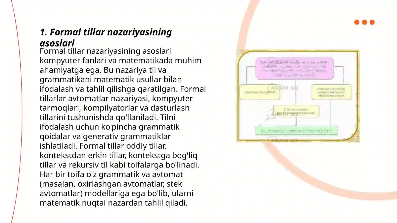 Formal til nazariyasi (Chomskiy ta'limoti) 3