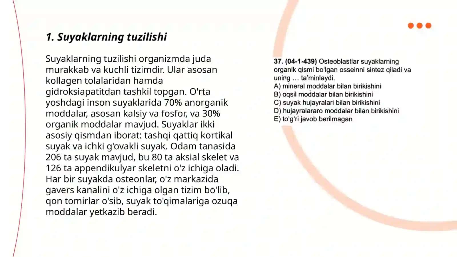 Suyaklar va ularning birikishi 3