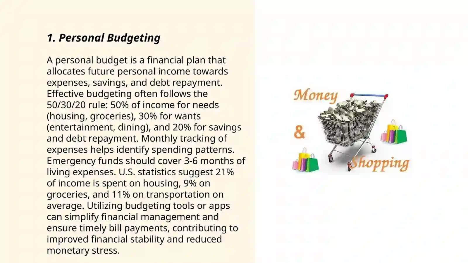 Money and shopping 3