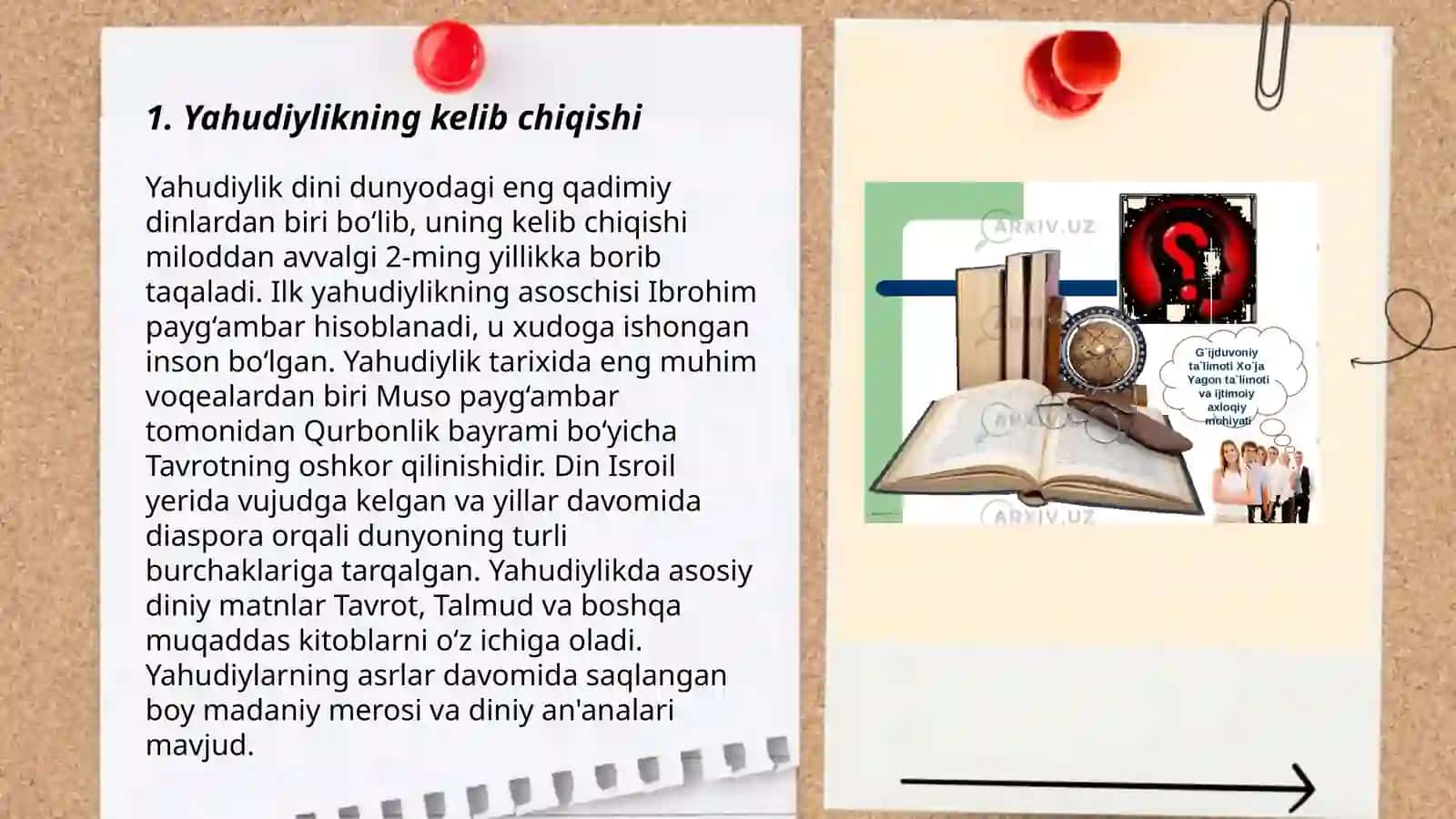 Yahudiylik ta'limoti va muqaddas kitobi 3