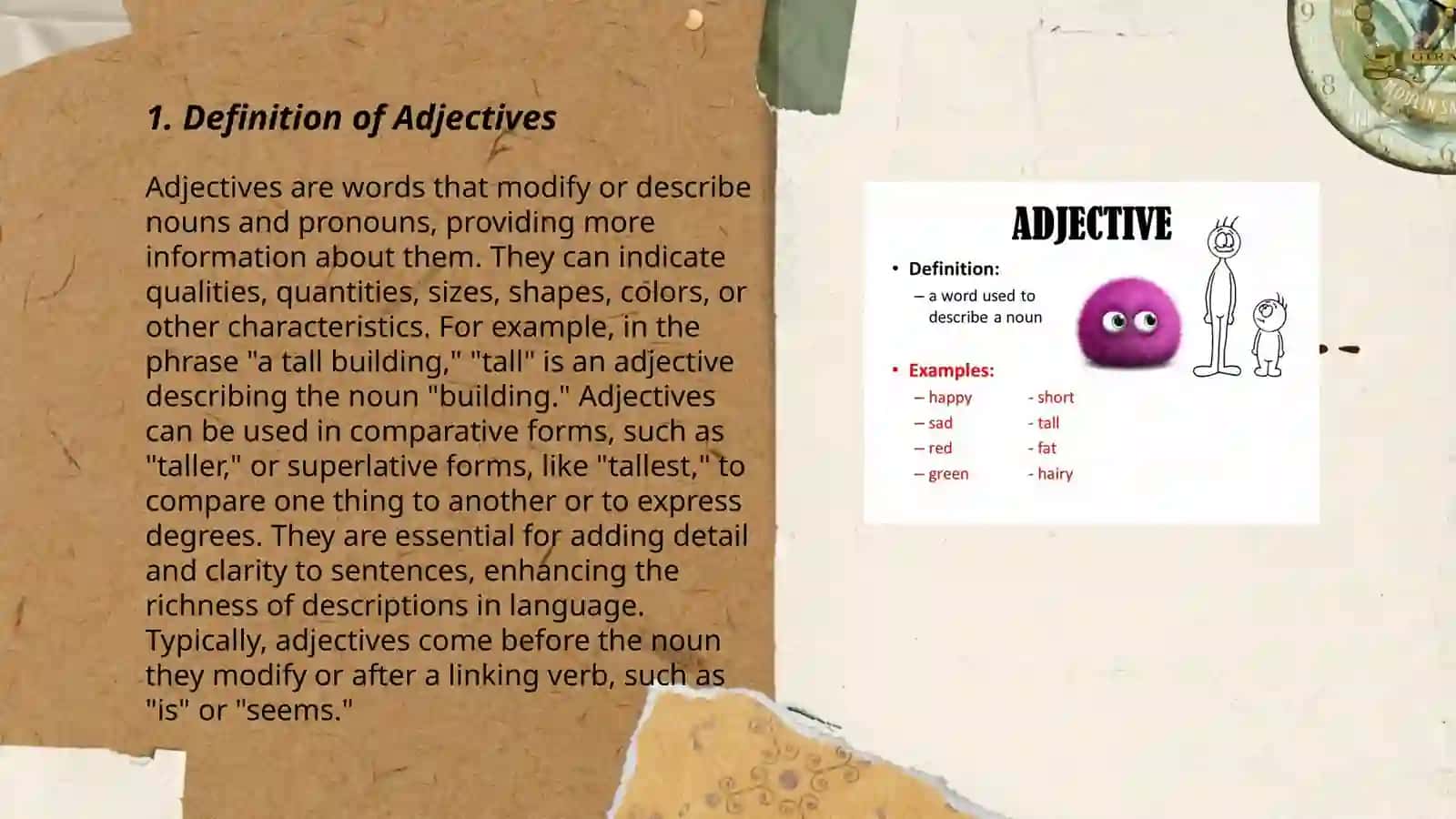 Adjective and its type 3