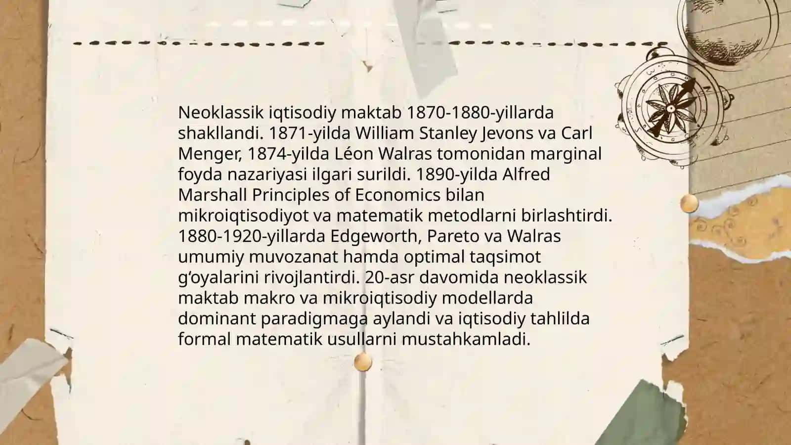 Neoklassik iqtisodiy maktab 3