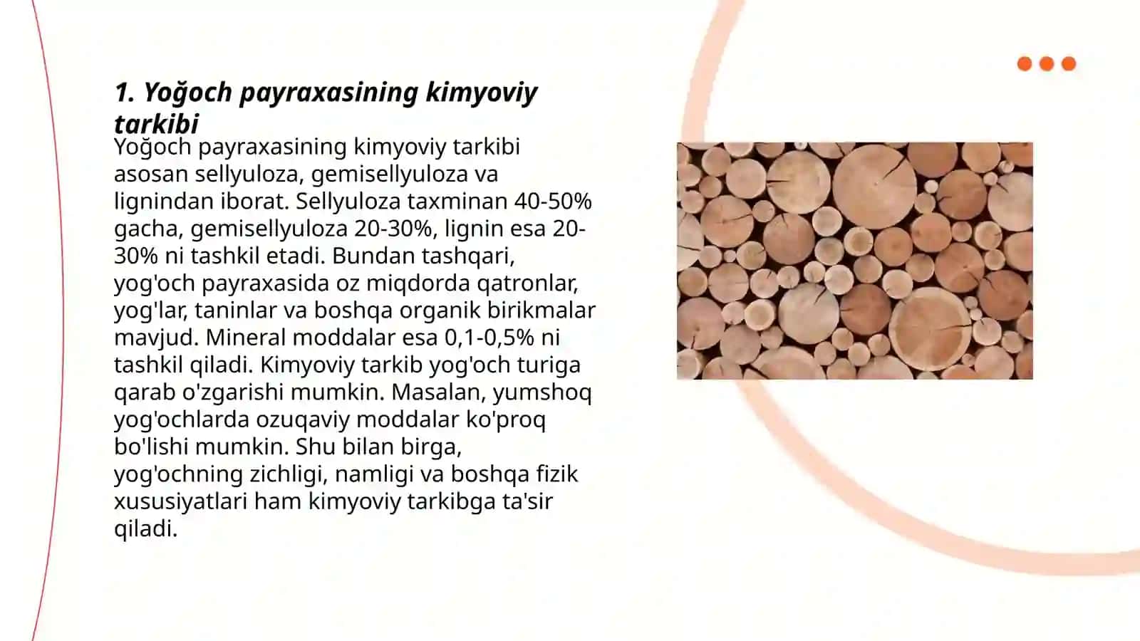 Yoğoch payraxasidan yarim sellyuloza olish 3