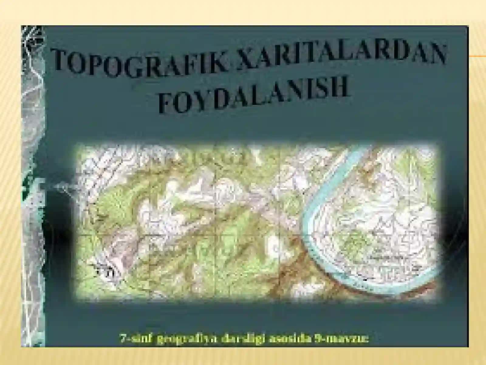 Topografiya xaritalarni tanlash 3