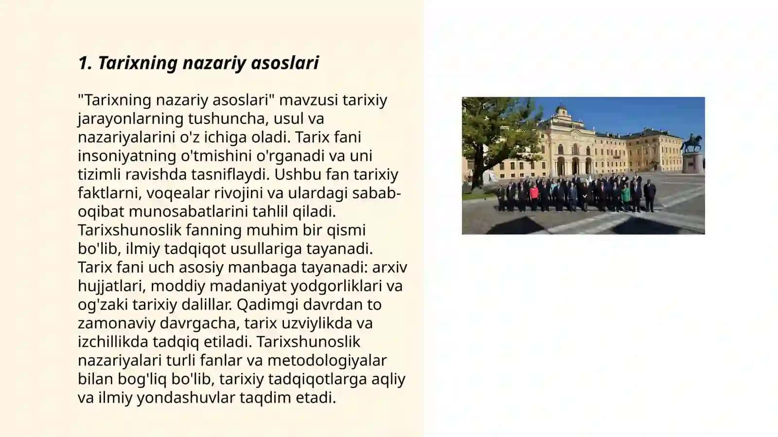 Tarixning nazariy asoslari 3