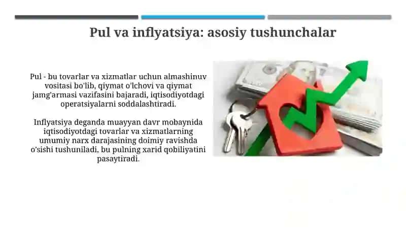 Pul va inflyatsiya 3