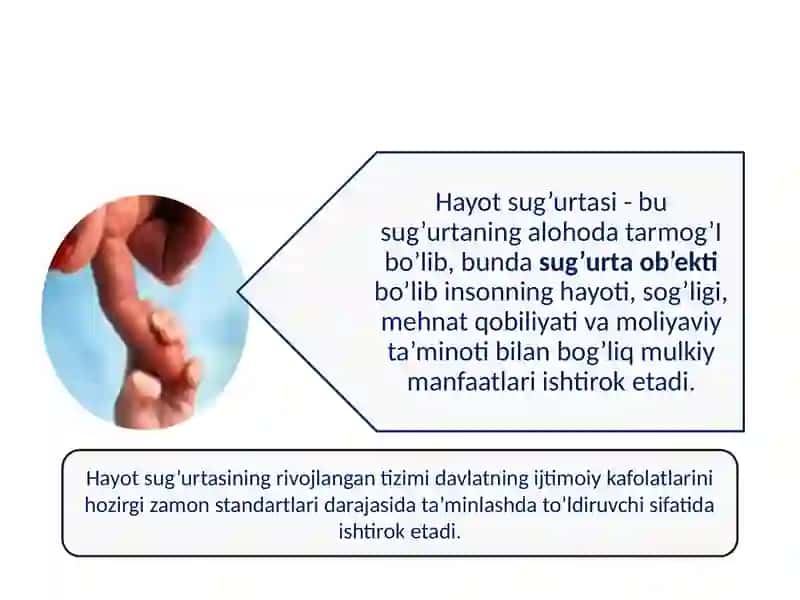 Hayotni sug’urtalash nazariyasi. 3