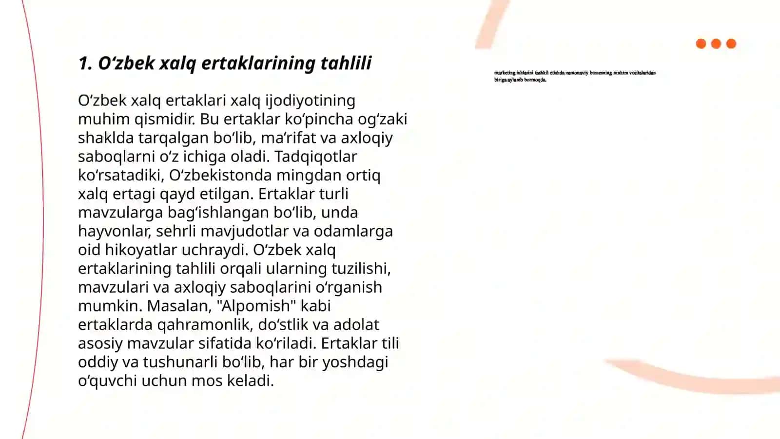 O‘zbek xalq ertaklarining tahlili 3