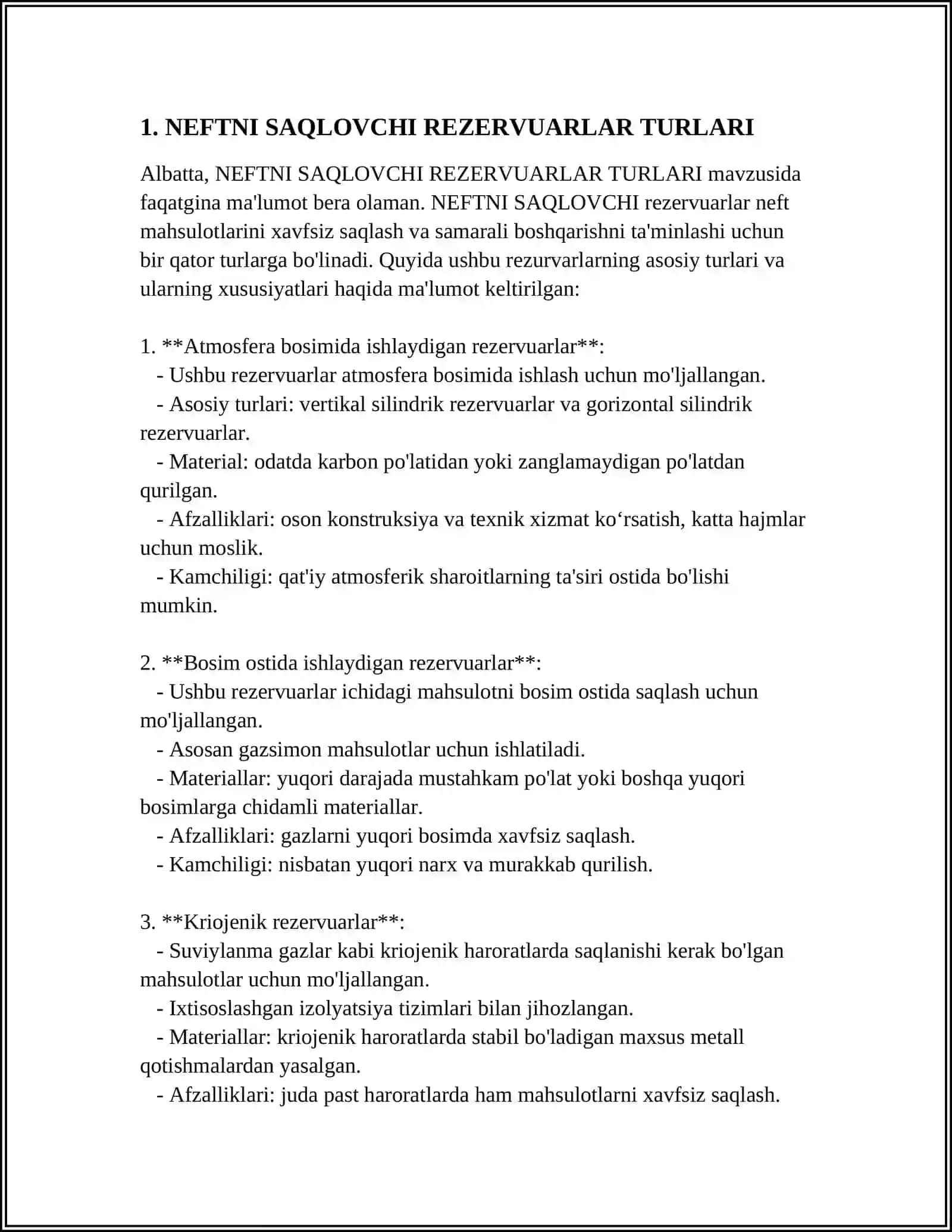NEFTNI SAQLOVCHI REZERVUARLAR 3