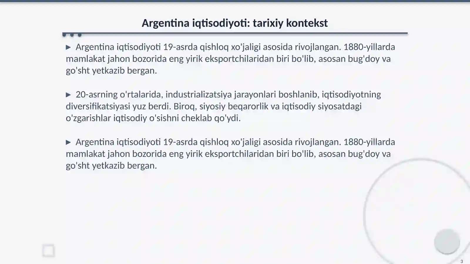 Boylikdan iqtisodiy inqirozlarga tushish 3