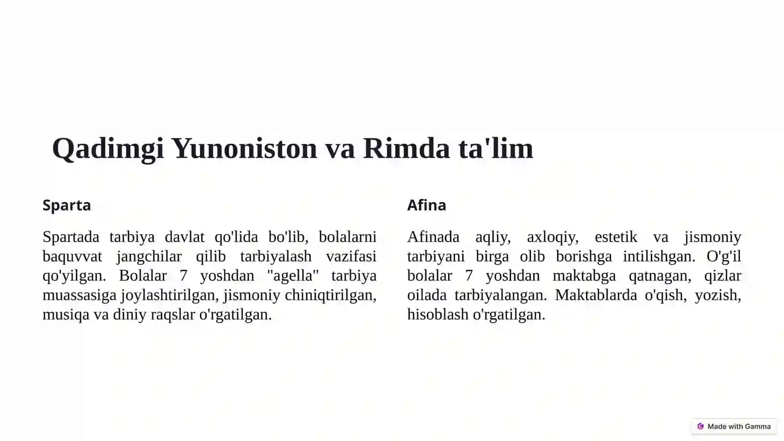 Jahon pedagogika fanining rivojlanish tarixi 3