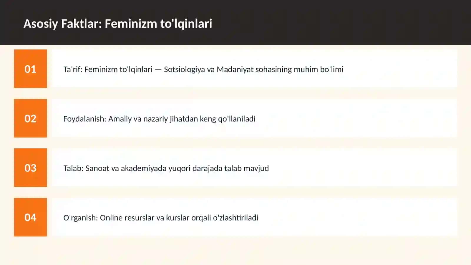 Feminizm to'lqinlari 3
