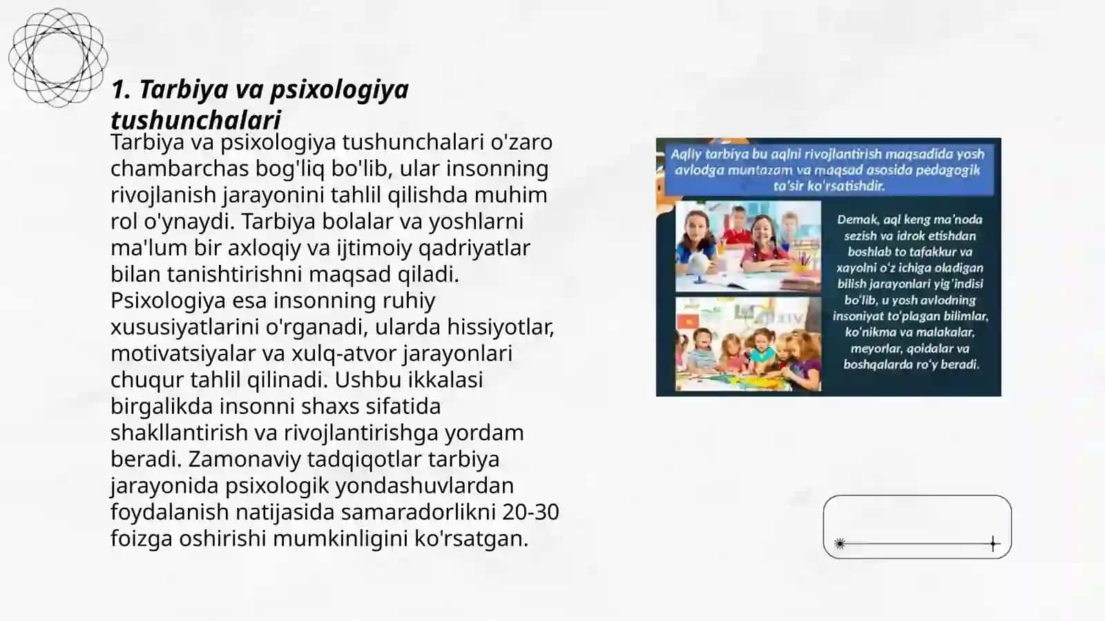 Tarbiyaviy taʼsirning psixologik asoslari 3