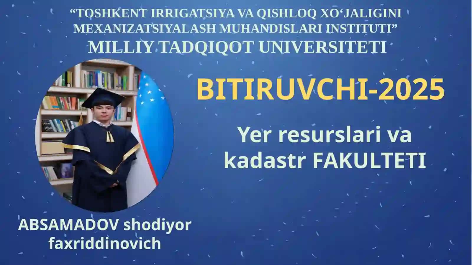 Yer resurslari va kadastr fakulteti bitiruvchilari-2025 3
