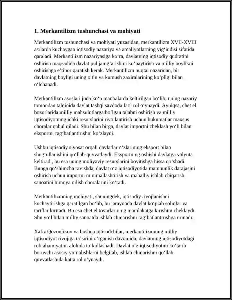 MERKANTILIZM 3