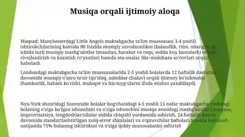 Musiqaviy tarbiya vazifalari 3