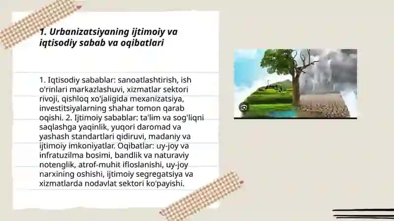 Urbanizatsiya va atrof -muhit 3