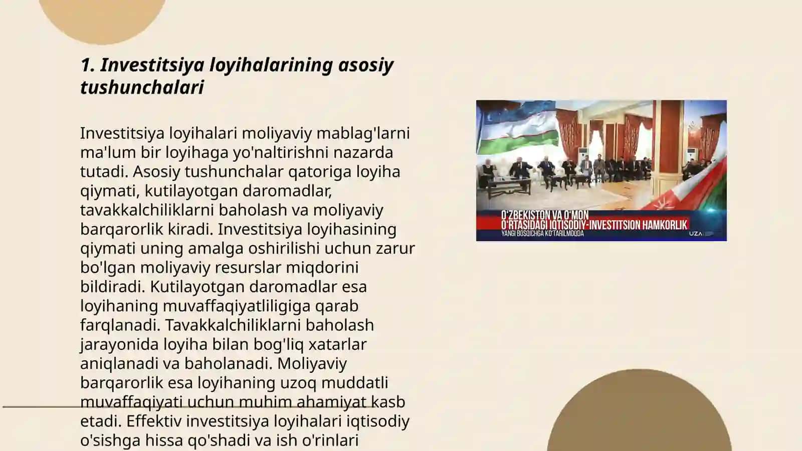 Investitsion loyihalar 3