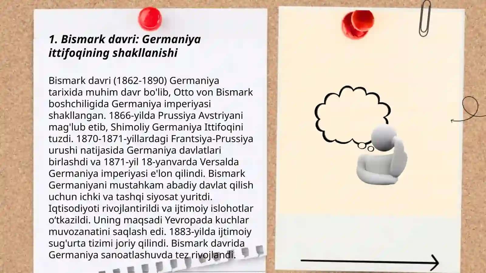 Bismark Davri: Germaniya Ittifoqining Shakllanishi 3
