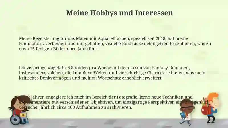Meine Hobbys und Interessen 3