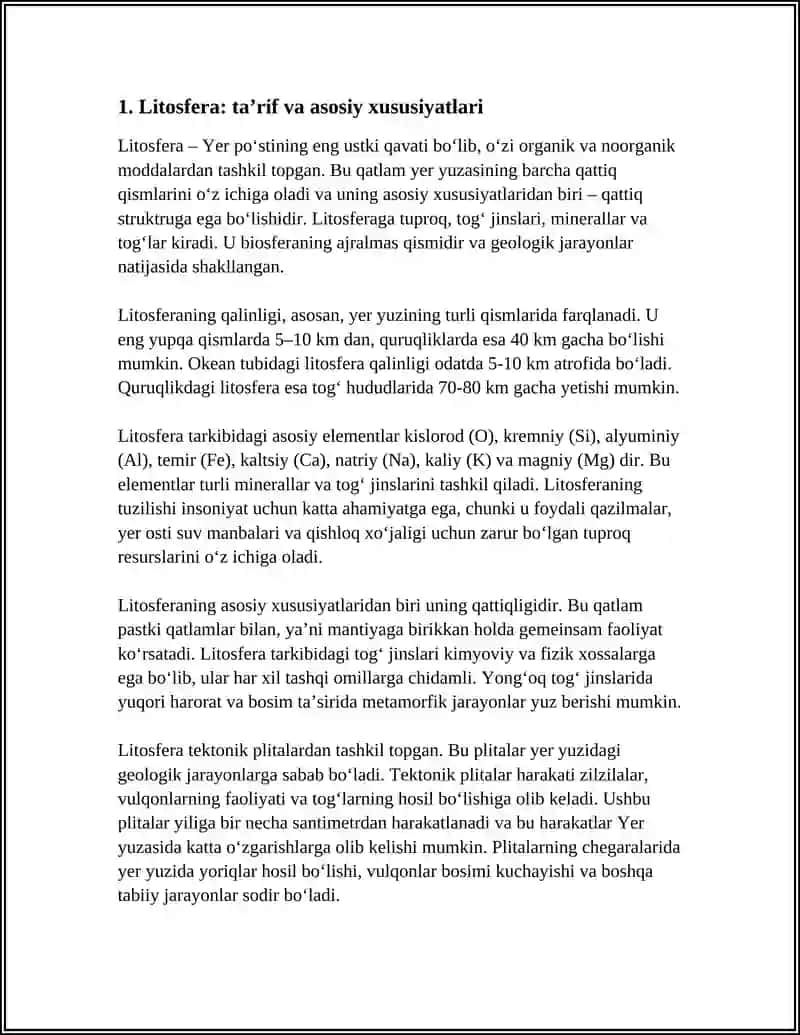 LITOSFERA VA UNING TUZILISHI 3
