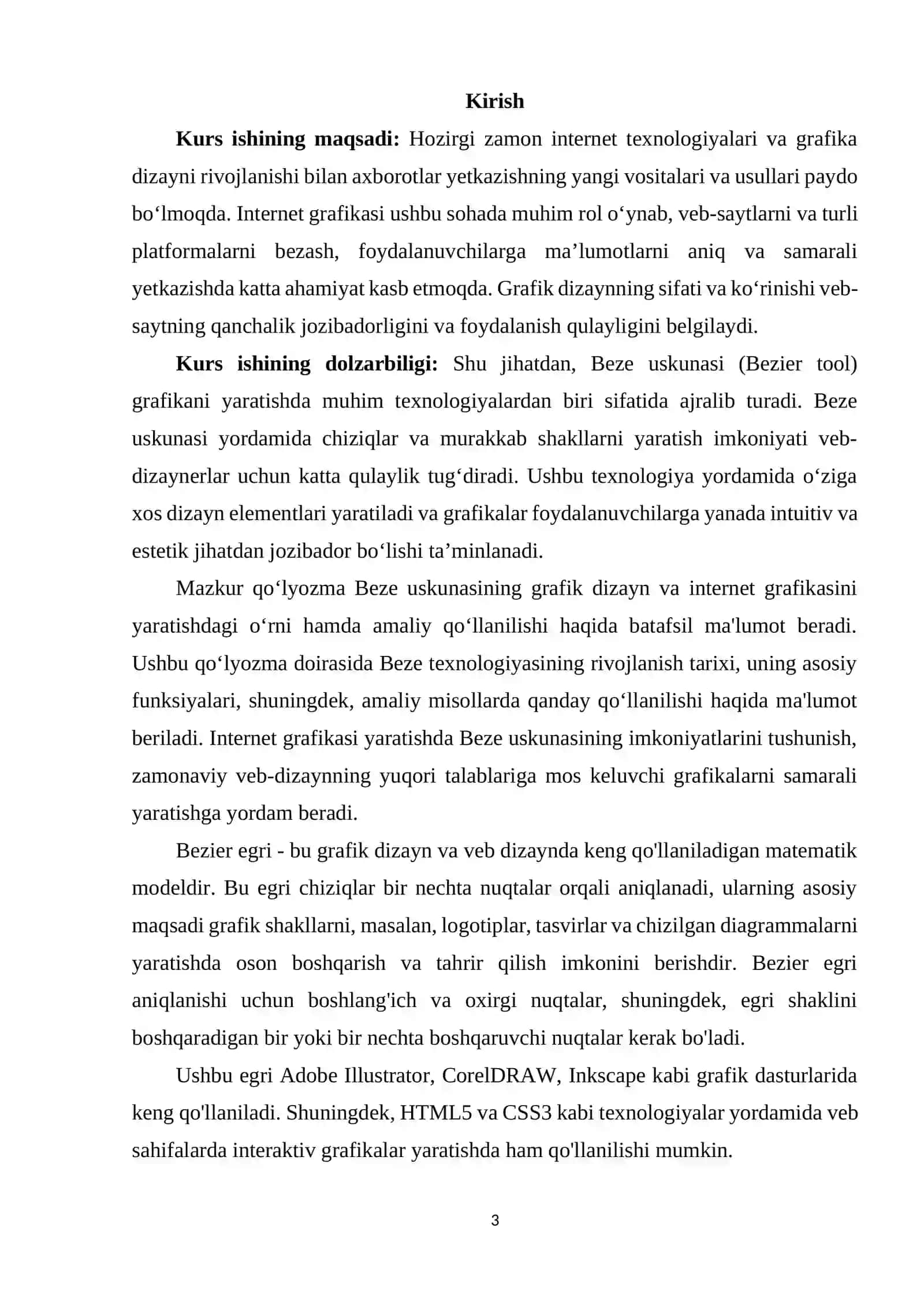 BEZE USKUNASIDA INTERNET GRAFIKASINI YARATISH 3