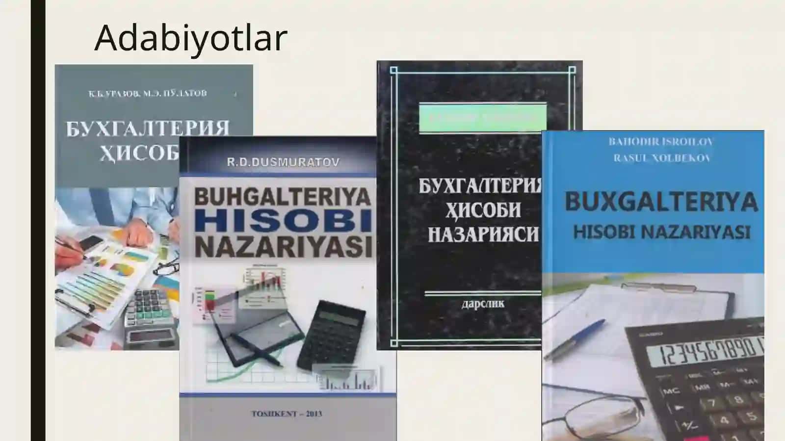BUXGALTERIYA HISOBIGA KIRISH 3