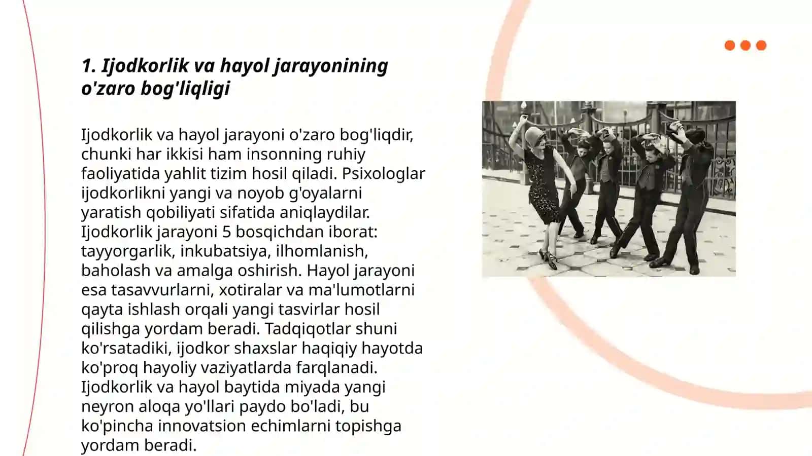 Ijodkorlik va hayol jarayonining o'zaro bog'liqligi 3