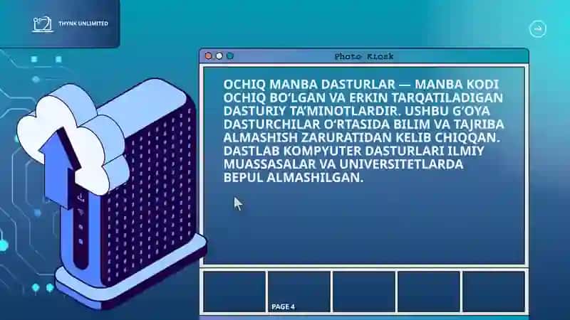 OCHIQ MANBA DASTURLARINING TARIXI 3