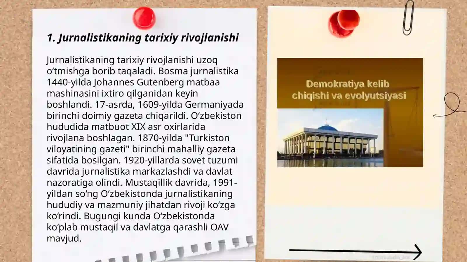 Jurnalistikaning kelib chiqishi Baqoyev Ortiqali 3