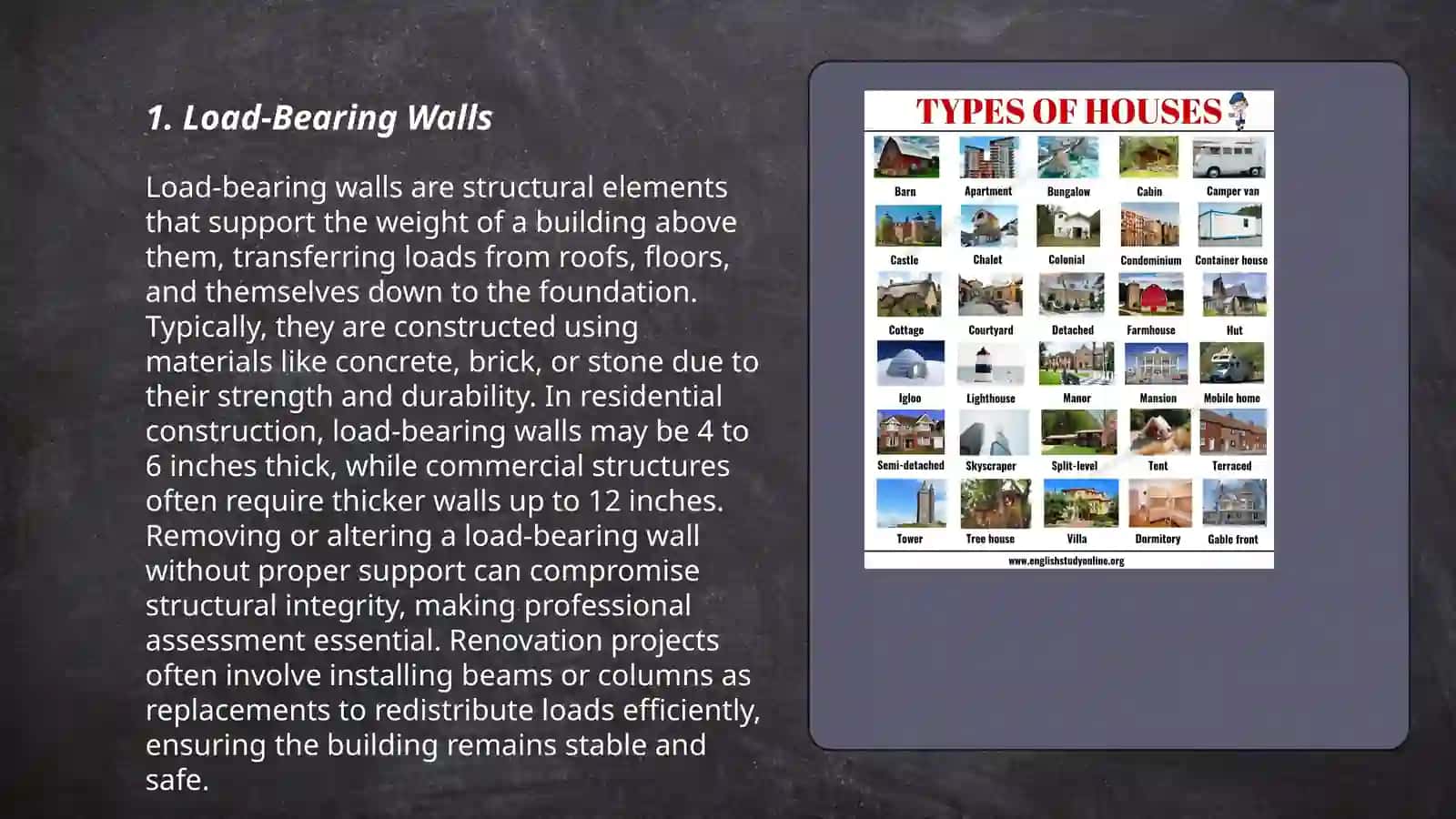 Types of walls 3