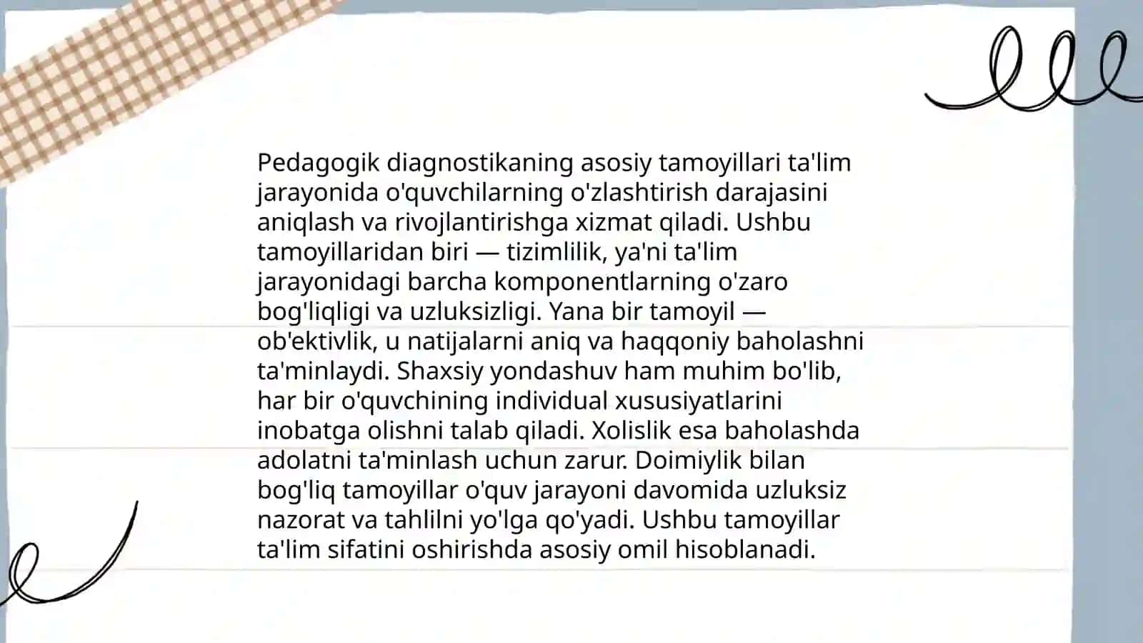Pedagogik diagnostika va diagnozlash 3