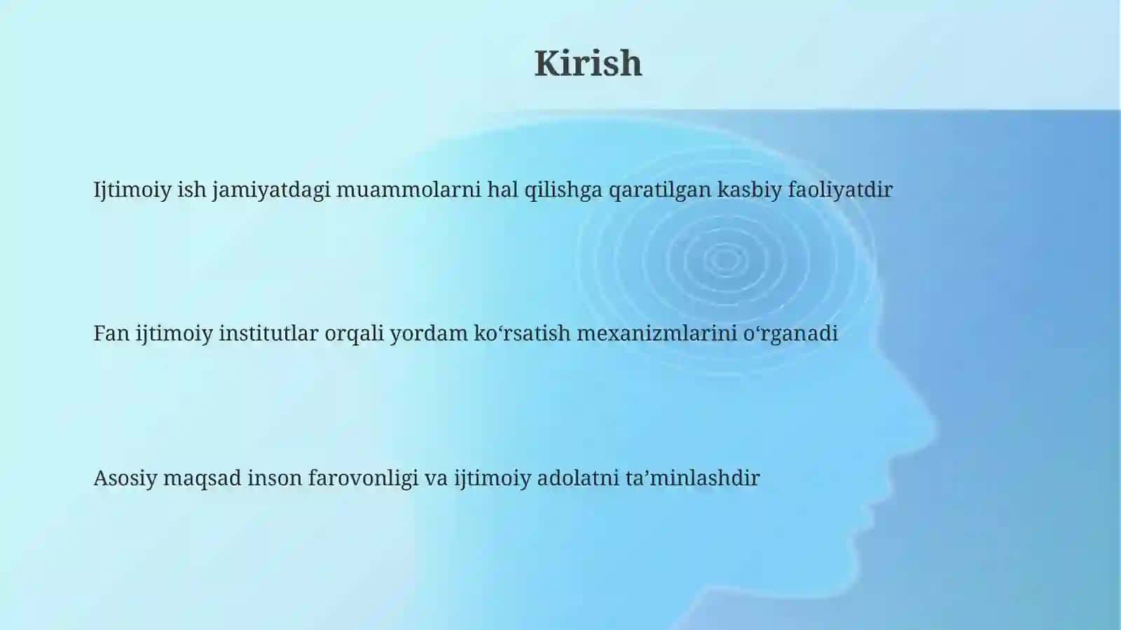 Ijtimoiyishning institutsional asoslari 3