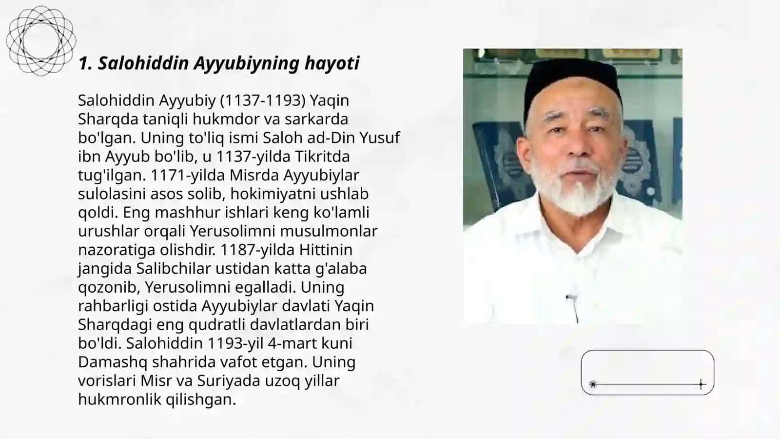 Salohiddin Ayyubiyning hayoti 3