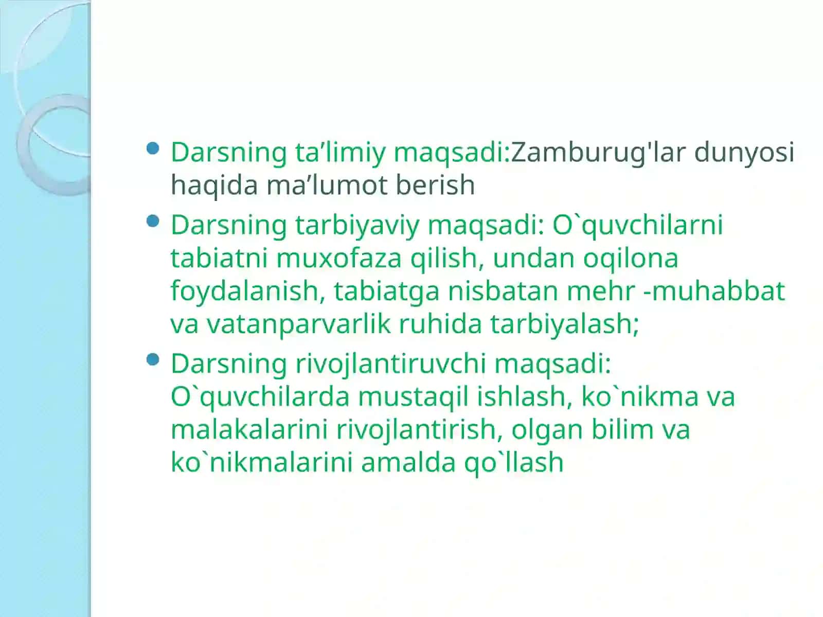 Zamburug'lar dunyosi 3