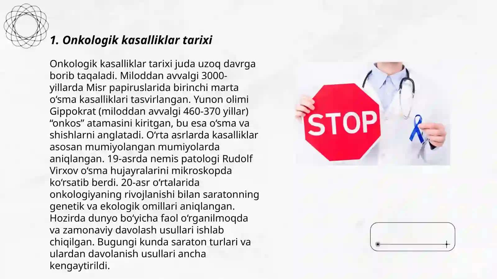 Onkologik kasalliklar haqida tushuncha 3