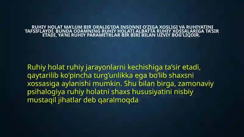 KRIZIS HOLATDA BO‘LGAN BEMORGA MASLAHAT BERISH 3