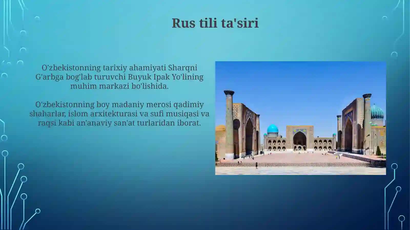Zamonaviy O'zbekiston: Mustaqillik va Taraqqiyot 3