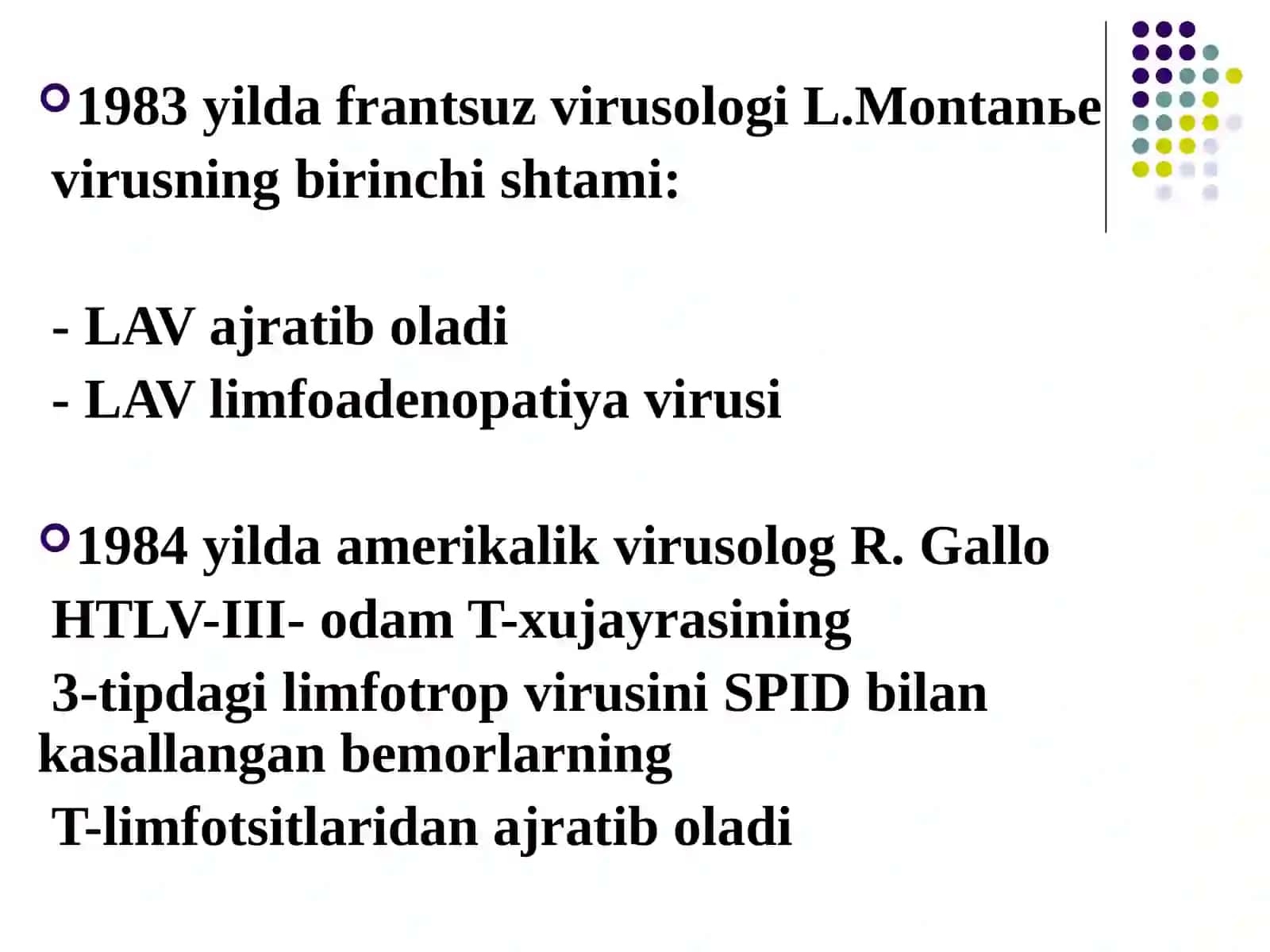OITS, enterovirus,neyroviruslar(poliomielit) 3