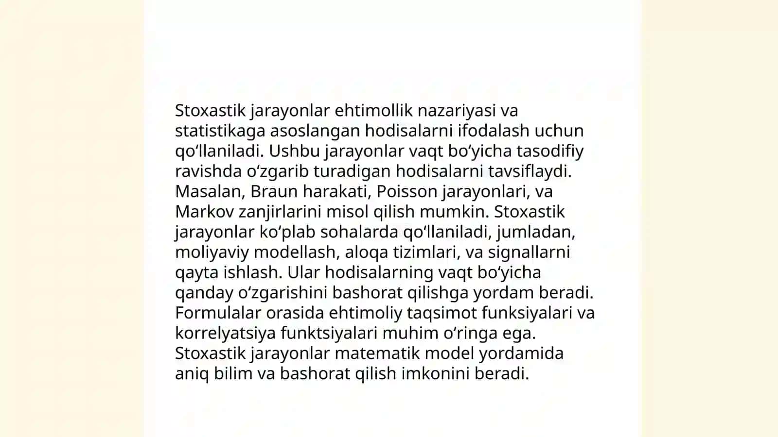 Stoxostik zaxirani boshqarish masalasi 3