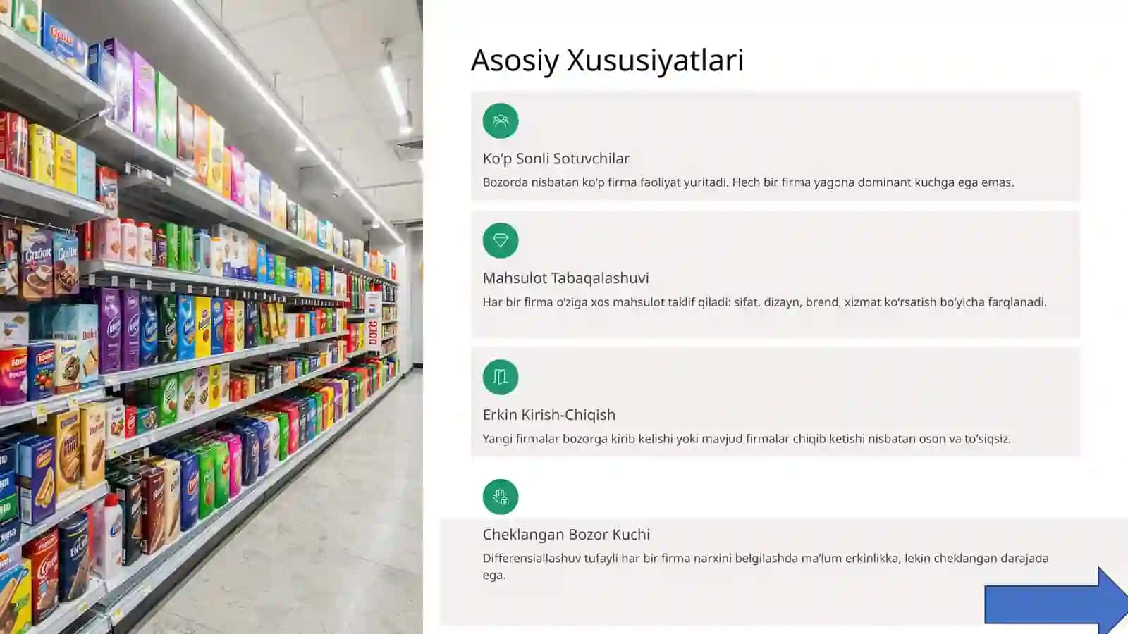 Monopolistik Raqobatlashgan Bozor Muvozanati 3
