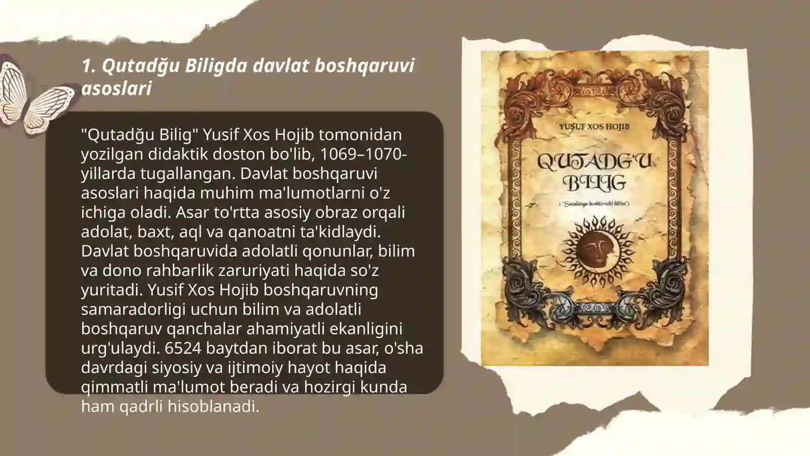 "Qutadğu biliğ"da davlat boshqaruvi 3