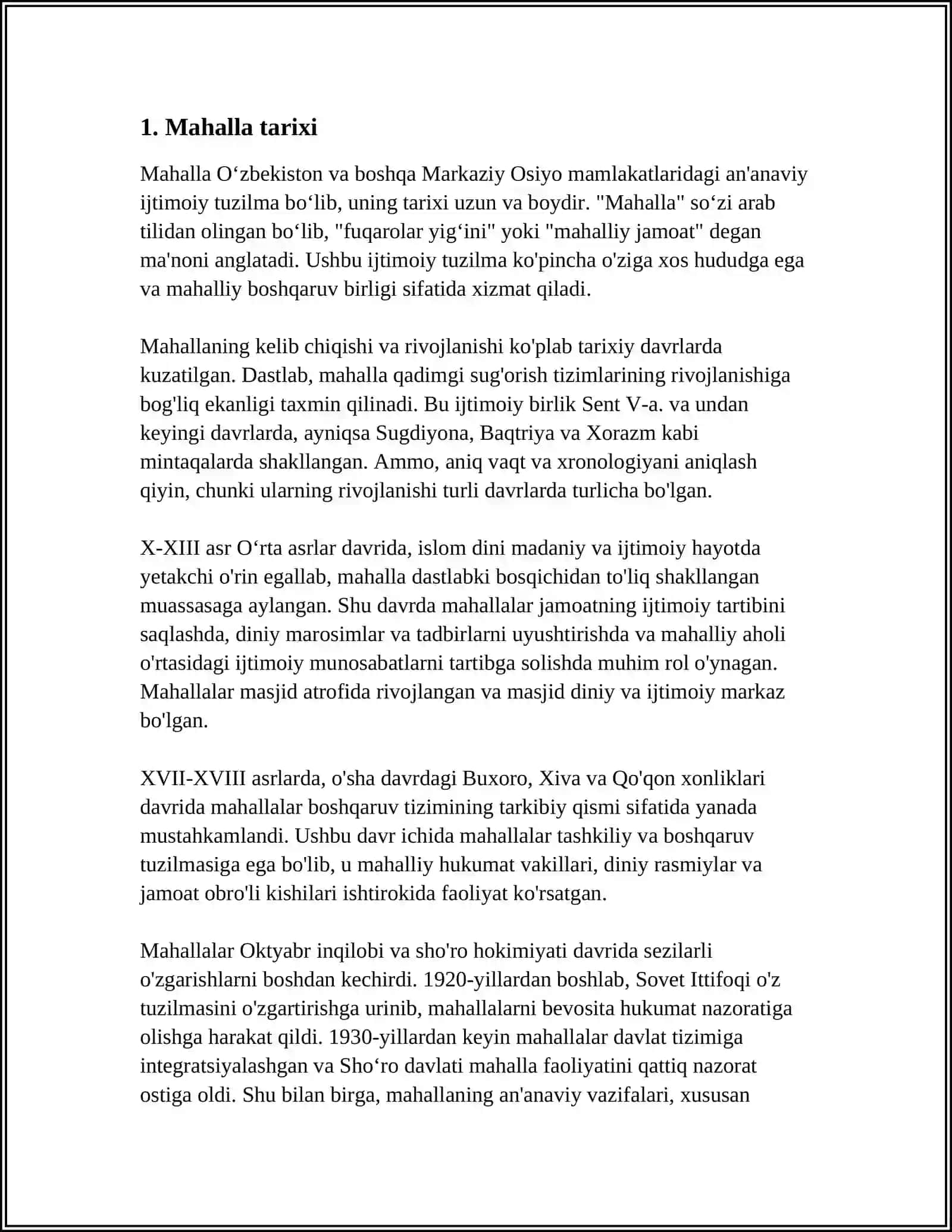 MENING MAHALLAM 3