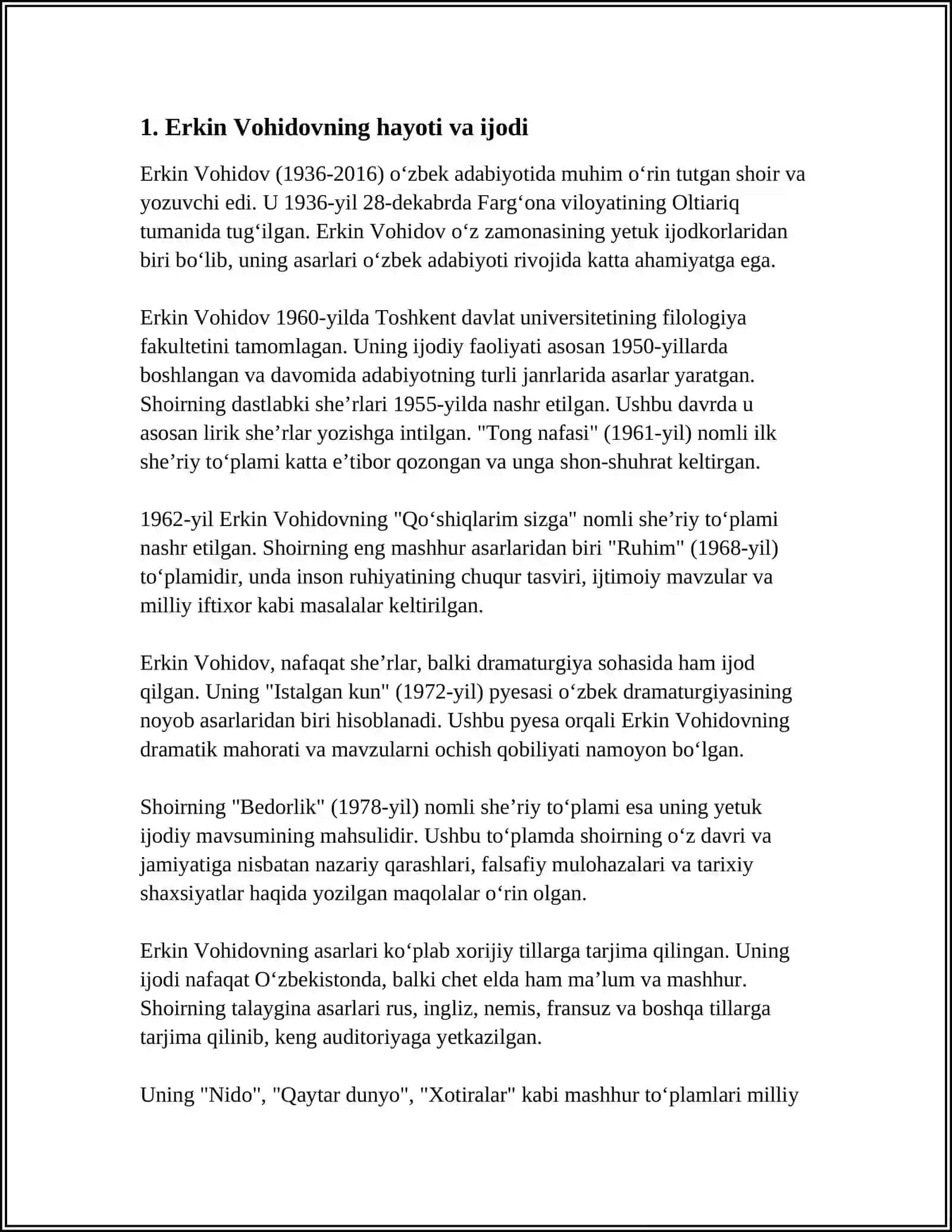 ERKIN VOHIDOV ISTANBUL FOJIASI 3