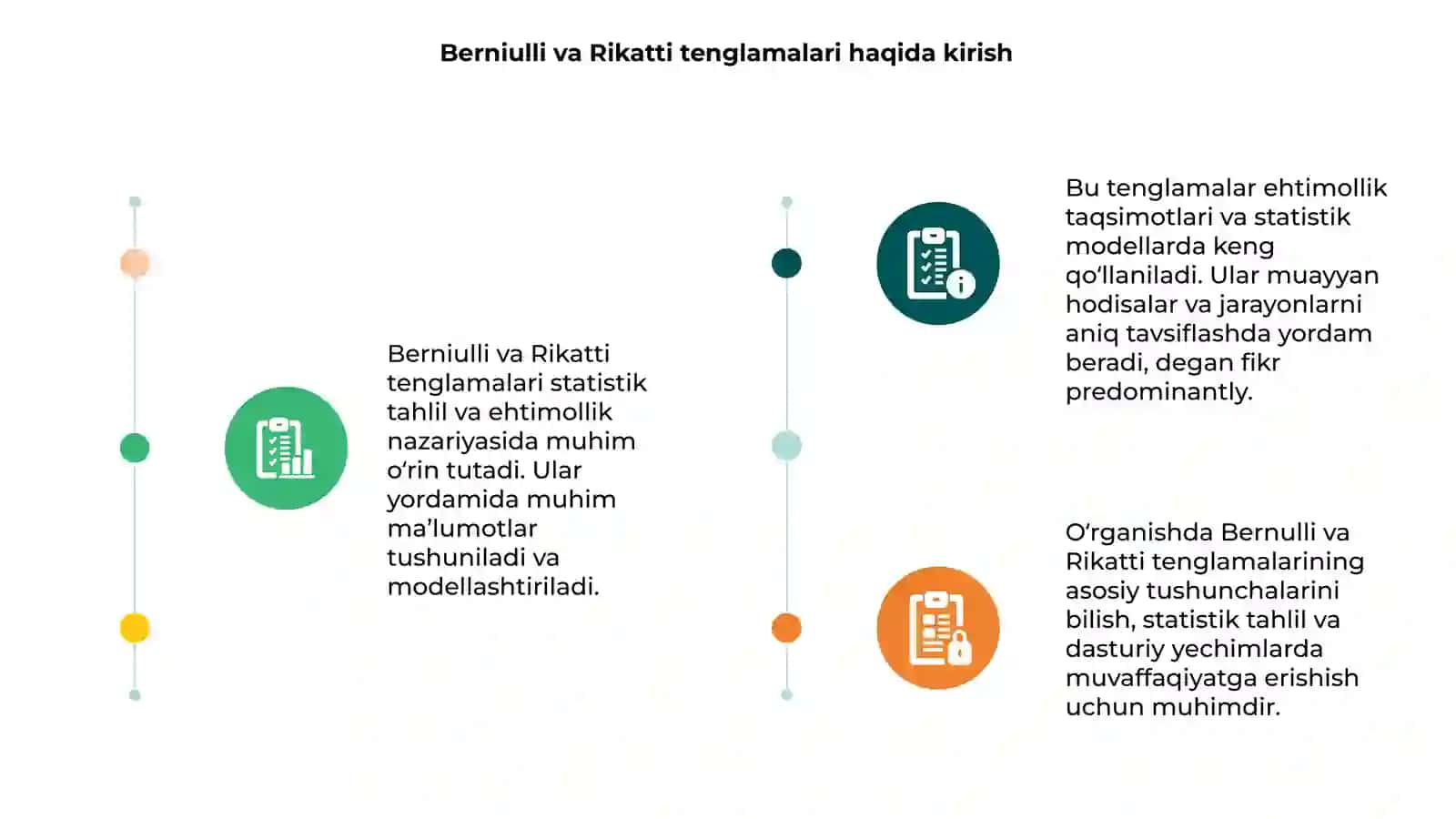Bernulli va Rikatti tenglamalari 3