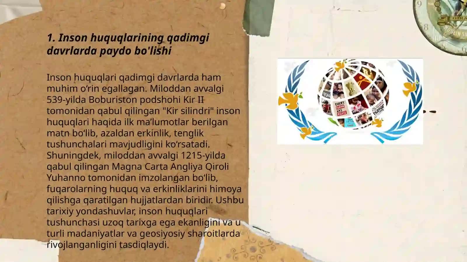 Inson huquqlarining tarixiy rivojlanishi 3